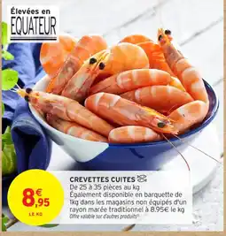 Intermarché Contact Crevettes cuites offre
