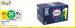 Intermarché Contact 1664 Bière blonde offre