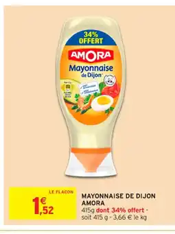 Intermarché Contact AMORA Mayonnaise de dijon offre