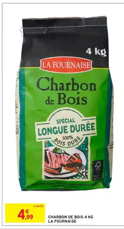 Intermarché Contact LA FOURNAISE Charbon de bois offre