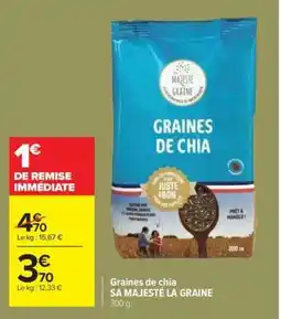 Carrefour Graines de chia offre