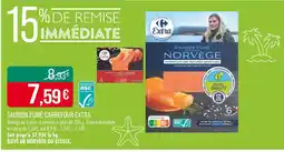 Match Carrefour extra Saumon fumé offre