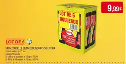 Match CORA Sacs poubelle liens coulissants 50 l offre