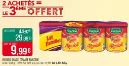 Match PANZANI Ravioli sauce tomate offre