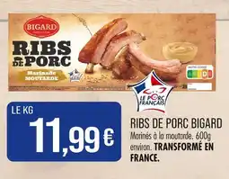 Match BIGARD Ribs de porc offre