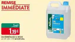 Match Mieuxa Eau déminéralisée 5L offre