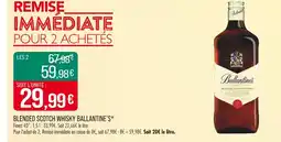 Match BALLANTINE’ Blended scotch whisky offre
