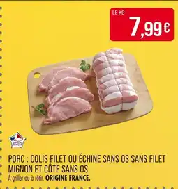 Match Colis filet ou échine sans os sans filet mignon et côte sans os offre