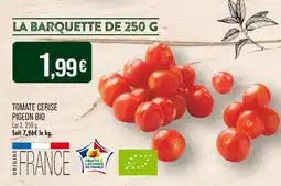 Match Pigeon Tomate cerise bio offre