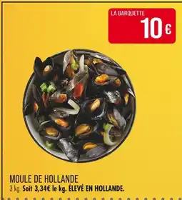 Match MOULE DE HOLLANDE offre