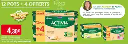 Match DANONE Activia Bien-Être Digestif offre