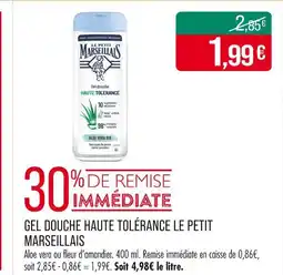 Match LE PETIT MARSEILLAIS Gel douche haute tolérance offre