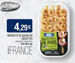 Match MITI Brochette de queues de crevettes offre