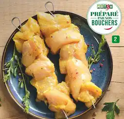 Match Produit élaboré : brochette de volaille marinée offre