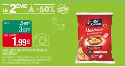 Match KER CADÉLAC Madeleines maxi pépites de chocolat offre