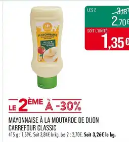 Match Mayonnaise à la moutarde de dijon offre