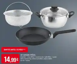 Match Set cuisson 4 pièces offre