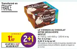Intermarché Nestlé Le Viennois au chocolat Offre Découverte offre