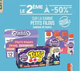 Match PETITS FILOUS LE 2ÈME À -50% SUR LA GAMME PETITS FILOUS offre
