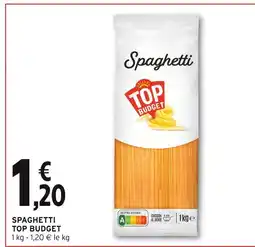 Intermarché TOP BUDGET Spaghetti offre
