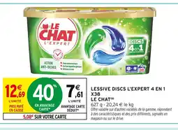 Intermarché Le Chat Lessive Discs L'Expert 4 en 1 X38(b) offre