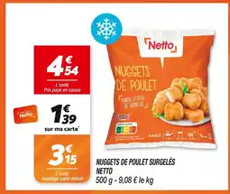 Netto NETTO Nuggets de poulet surgelés offre