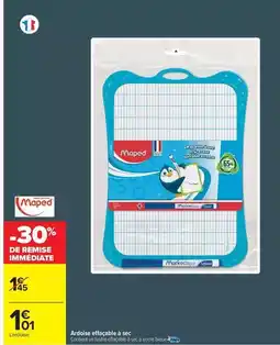 Carrefour Drive Maped - ardoise effacable à sec offre