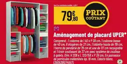 Tridôme Aménagement de placard uper offre