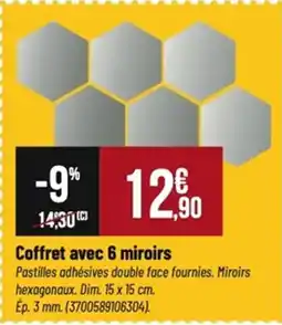 Tridôme Coffret avec 6 miroirs offre
