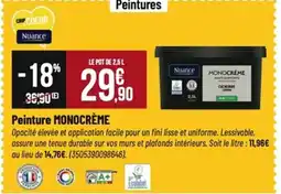 Tridôme MONOCRÈME Peinture offre