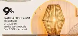 La Foir'Fouille Lampe à poser aissa offre