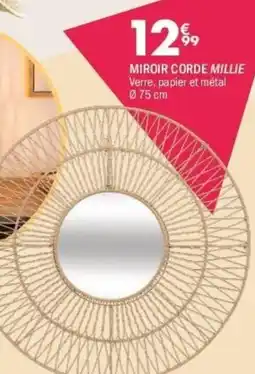 La Foir'Fouille Miroir corde millie offre