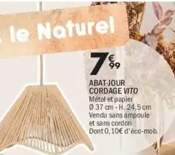 La Foir'Fouille Abat-jour cordage vito offre
