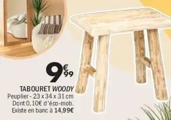 La Foir'Fouille Tabouret woody offre