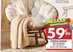 La Foir'Fouille Fauteuil papasan offre