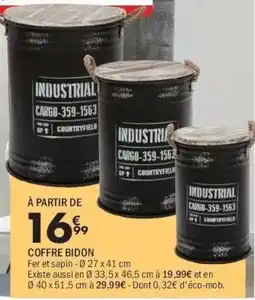 La Foir'Fouille Coffre bidon offre