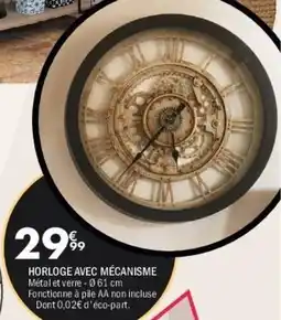 La Foir'Fouille Horloge avec mécanisme offre