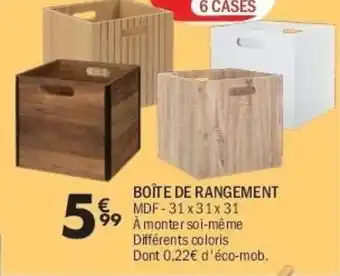 La Foir'Fouille Boîte de rangement offre