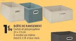 La Foir'Fouille Boîte de rangement offre
