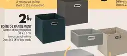 La Foir'Fouille Boîte de rangement offre