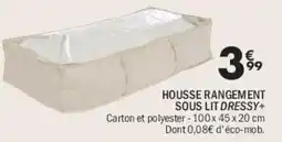 La Foir'Fouille Housse rangement sous lit dressy+ offre
