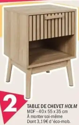 La Foir'Fouille Table de chevet holm offre