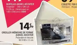 La Foir'Fouille Oreiller mémoire de forme daniel hechter offre