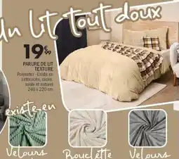 La Foir'Fouille Parure de lit texture offre