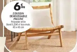La Foir'Fouille Coussin déhoussable pauline offre