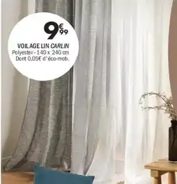 La Foir'Fouille Voilage lin carlin offre