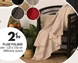 La Foir'Fouille Plaid polaire offre