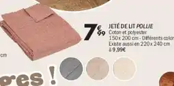 La Foir'Fouille Jeté de lit pollie offre