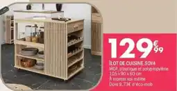 La Foir'Fouille Îlot de cuisine soya offre