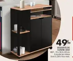 La Foir'Fouille Desserte de cuisine cosi offre